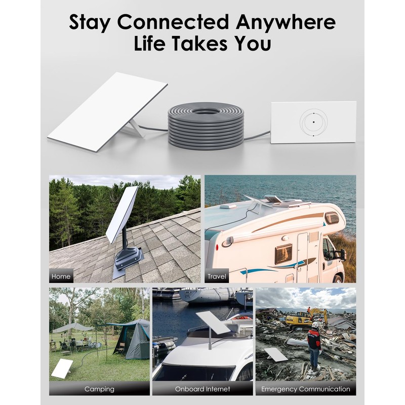 Akcoo Standard Starlink Gen 3/ Mini Cable [98 FT /