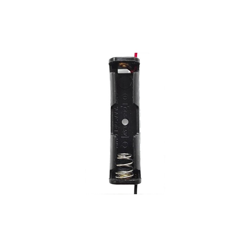 WAYLLSHINE 6PCS 1 x 1.5V AAA Battery Spring Clip Black