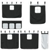 vidaXL Curtains, Curtain Set for Loft Bed, Play Bed, Children's