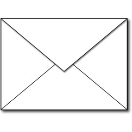 A7 Heavyweight 28lb White Envelopes 5 1/4 x 7 1/4 Pointed Flap - 100 Envelopes - Desktop Publishing Suppliesâ„¢ Brand Envelopes by "Desktop Publishing Supplies, Inc."