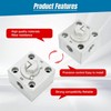 Zopsc 3 Way Diverter Valve for Mini Excavator, Small Excavators