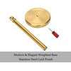 Fatizon Paper Towel Holder Stand, Gold Paper Towel Holder Countertop,