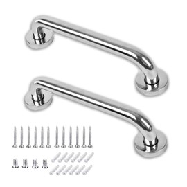 DALAETUS 2 Pcs Grab Bar for Bathroom,Shower Safety Handle Support,Stainless Steel Bathroom Balance Grab Bar for The Elderly,Children,The Persons with Disabilities and Injured
