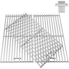 BBQration Grill Grates Replacement Parts for Kitchen Aid 720-0745B 720-0745 720-0745A 740-0780 730-0745 860-0012, Grill Grates for Kitchenaid Grill Replacement Parts, 18 7/8" x 9 7/8" Each