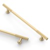 Asidrama 10 Pack 10 Inch(254mm) Brushed Gold Cabinet pulls Kitchen