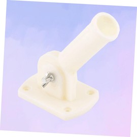 BESPORTBLE Adjustable Plastic Flag Pole Bracket Stand Riser for Wall Mount Heavy Duty Mounting Hardware Antirust Windproof