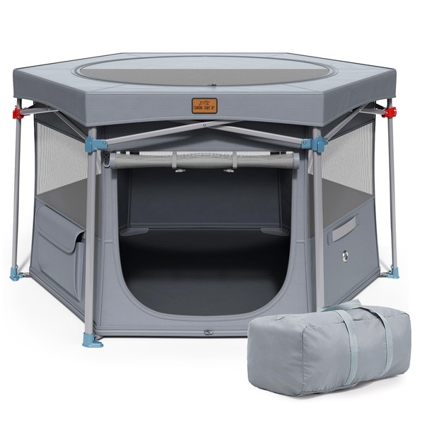 CANINE CANYON Zora Portable Pet Playpen, Foldable Dog Playpens for