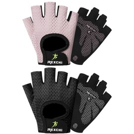 DKDDSSS 2 Pairs Weight Lifting Gloves for Men & Women, Gym Gloves, Breathable Weight Gloves Women, Workout Gloves, for Weightlifting, Cycling, Strength Training