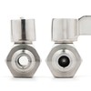 U.S. Solid 1/4" 304 Stainless Steel Mini Ball Valve with