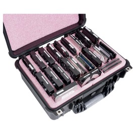 Case Club Anti-Static, Data-Safe Large HDD & SSD Internal Drive Storage Case. Hard-Shell, Waterproof, Airtight, Padlockable Cases Protects & Prevents Data Corruption