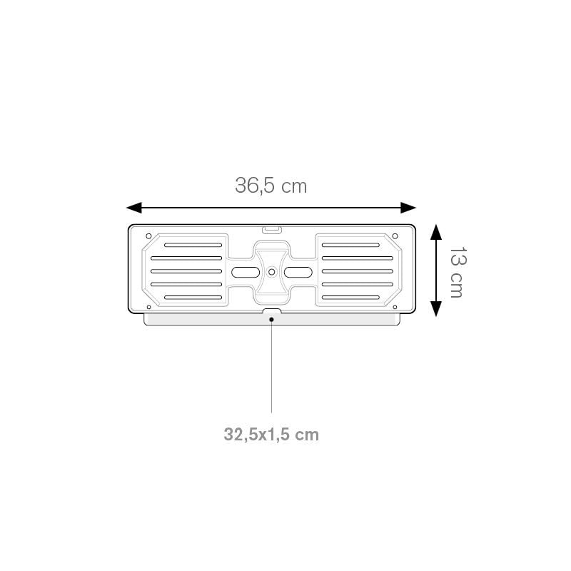 GammBC Car Registration Plate Holder Plastic Polypropylene High Resistance Universal