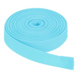 Rebower Nylon Webbing Strap, 10 Yards x 1 Inch Polypropylene Webbing Lightweight Strapping Backpack Band for DIY Gear Repair Outdoor Luggage Cargo Straps, Navy Blue