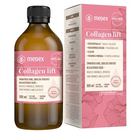 Medex Kollagen-Lift-Lösung, 5000 mg patentiertes Meereskollagen, Elastin, Hyaluronsäure, Vitamine, Mineralien, für die Festigkeit und Elastizität der Haut, Anwendung für 15 Tage, 300 ml