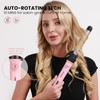 Rotating Curling Iron 3 in 1 Set, Automatic Curling Wand