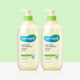 dermal paralysis [Dermaby] Fresh Scalp Clear Shampoo (Bergamot Green) 1000mlx2 Set / [더마비] 프레쉬 스칼프 클리어 샴푸(베르가못 그린) 1000mlx2개 세트