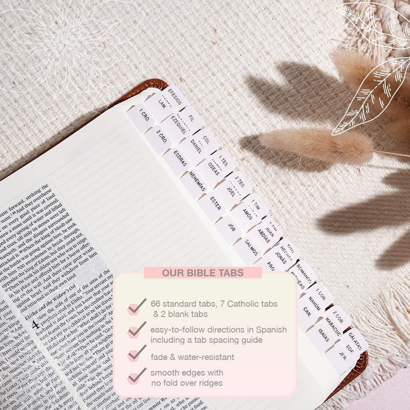 Idyllic Grace - Pestañas de la Biblias, Mini Spanish Bible