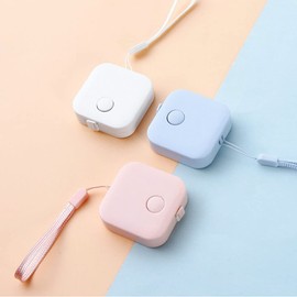 Soft Tape Measure for Body, Push Button Tape Measuring Tape, 60 inch/150cm Retractable Tape Measure for Sewing Tailor Cloth Ruler (White)