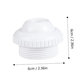 BESPORTBLE 3pcs Pool Eyeball Jet Fitting Directional Inlet Nozzle for Spa Swimming Pool Durable Material Control Replacement Accessory
