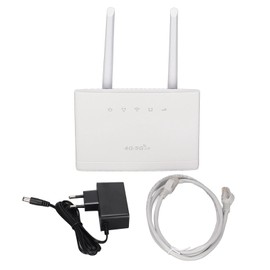 Router for SIM Card Built in Firewall 300Mbps 4G Wired Broadband Interface Wireless Computer Routers 100‑240VEU Plug