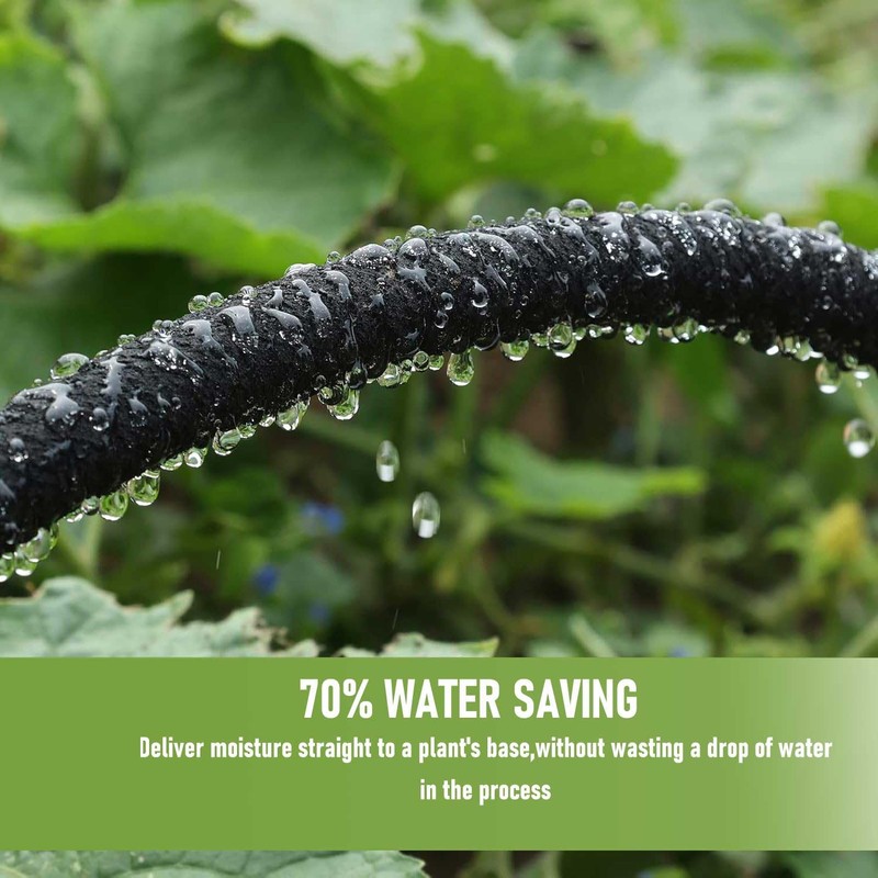 1/4 Inch Soaker Hose for Garden 100ft Soaker Irrigation Drip