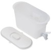 Rosenstein & Söhne Beverage Dispenser: Refrigerator Drinks Container with Spigot