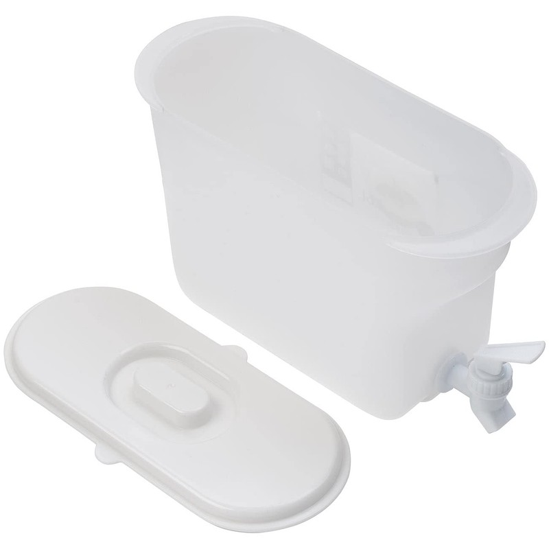 Rosenstein & Söhne Beverage Dispenser: Refrigerator Drinks Container with Spigot