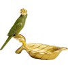 Kare Design Decorative Bowl Parrot Guard Gold / Green Fruit