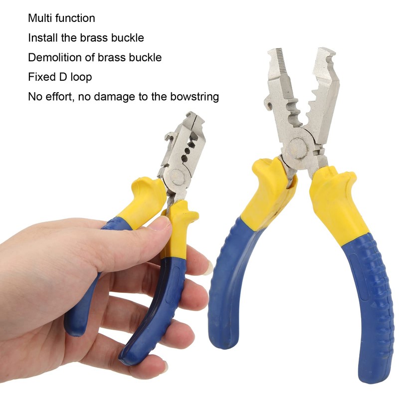 Yuecoom Archery Nockscore Pliers, Cam Pliers for Archery, D-Loop Tendon