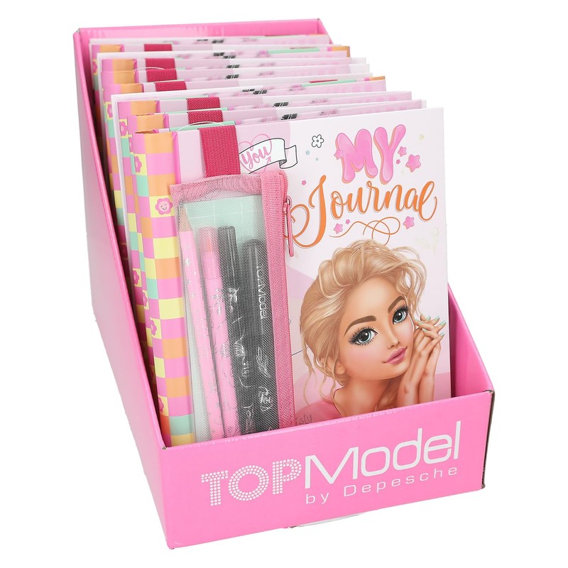 Depesche TOPModel My Journal 12716 Notebook in Pink with Model
