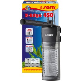 sera X-Edge 450 Powerful & Energy-Efficient Corner Filter or Internal Filter for Aquarium up to 200 Litres, 32656