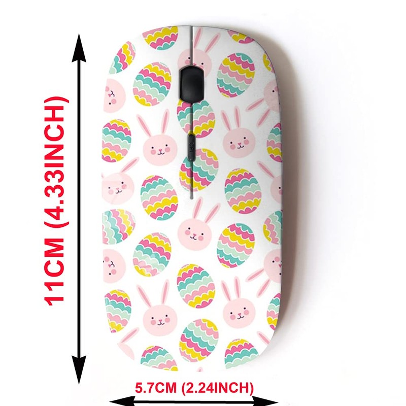 2.4G Wireless Mouse with Cute Pattern Design for All Laptops