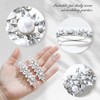 CWJCYTNSN 6 PCS Rhinestone Hair Clips Barrettes Fancy Hair Clips