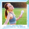 ZeahVeyora 6 Pack Handheld Portable Misting Fan 4 Speeds Rechargeable