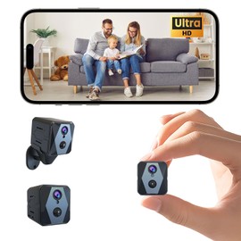 vebiliki Indoor Camera, 4K Security Camera, Wireless Camera, Real-Time Recording, AI Motion Detection, Support Cloud & TF Storage, Auto Night Vision, WiFi Cameras for Home Security, 2.4G WiFi Only