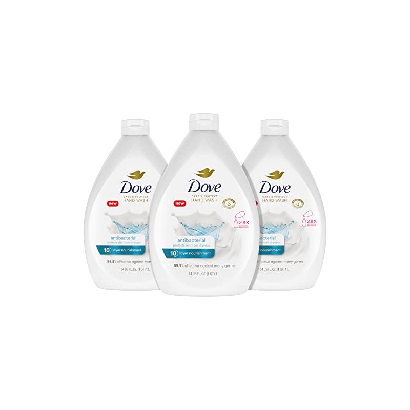 Dove Hand Wash For All Skin Types Antibacterial Protects from