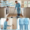 Xuhal 36 Set Blue Disposable Isolation PPE Gowns and Shoe