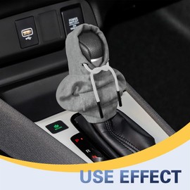 WINUERK Gear Shift Hoodie, Upgraded Universal Hoodie Car Gear Shift Cover, 6.7Inch Funny Shifter Hoodie, Car Interior Accessories Car Shifter Stick Protector Decoration for Most Car Gear Shift Levers