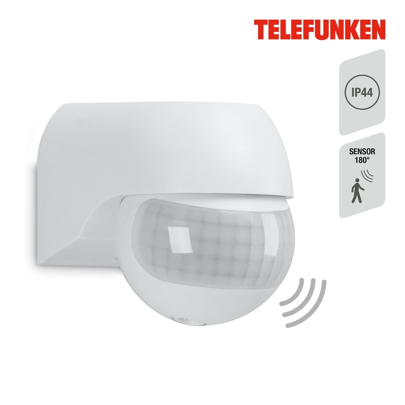 TELEFUNKEN - Motion Sensor, Motion Sensor 180°, Range Max. 12