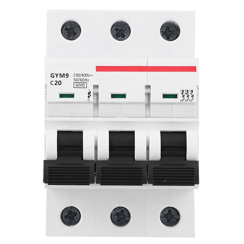 GYM9‑C65 Miniature Circuit Breaker 3 Poles 400VAC High Quality Circuit