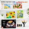 72 Pack Acrylic Paint Set, Shuttle Art 60 Colors Acrylic