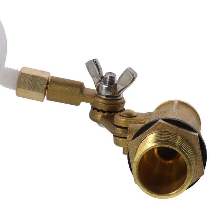 AllGIFT Float Valve 2pcs Adjustable Arm Durable White Float Ball
