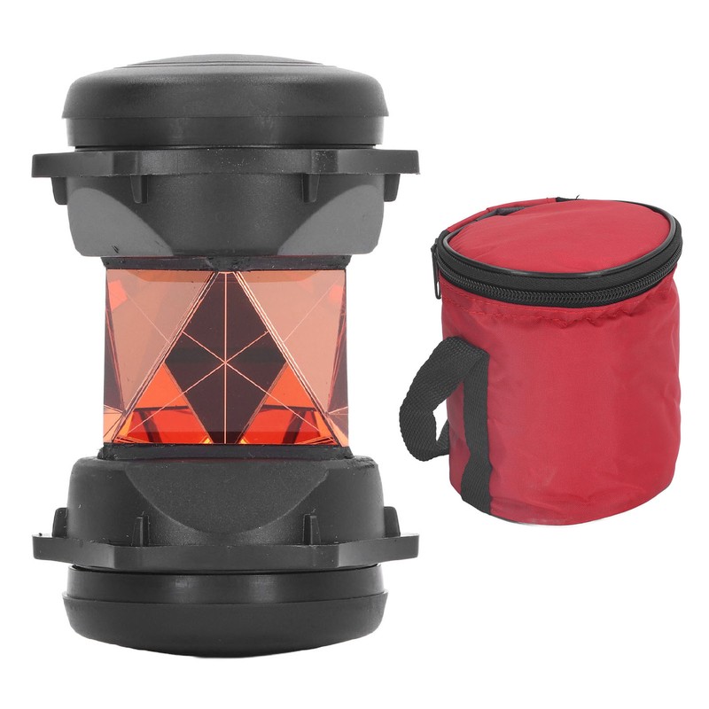 Total Station Prism 360 Degree Universal Prism Lens Triangular Glass