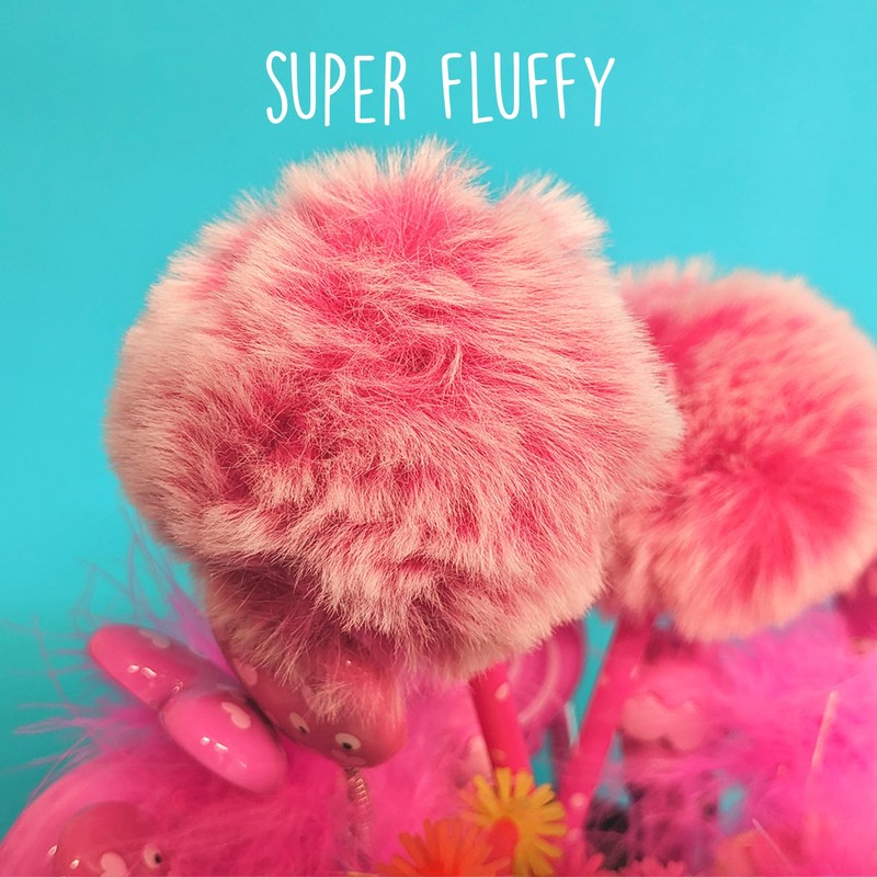 Tinc Cute Fluffy Pom Pom Pen Party Bag School Supplies