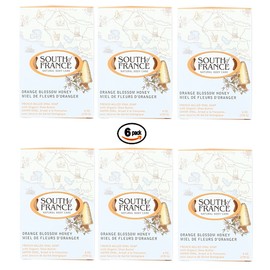 South of France 6 Ounce Oval Soap Bar Orange Blossom Honey 6 Pack