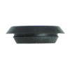 2 1/2" 2.5 inch Flush Mount Black Plastic Body and