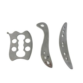 3 Pack Stainless Steel Guasha Tool, Muscle Scraper Tools for Full-Body Massage, Muscle Relief, Physical Therapy & Myofascial Release