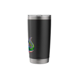 Mardi Gras Alligator Crocodile Beads Party Design Stainless Steel Insulated Tumbler