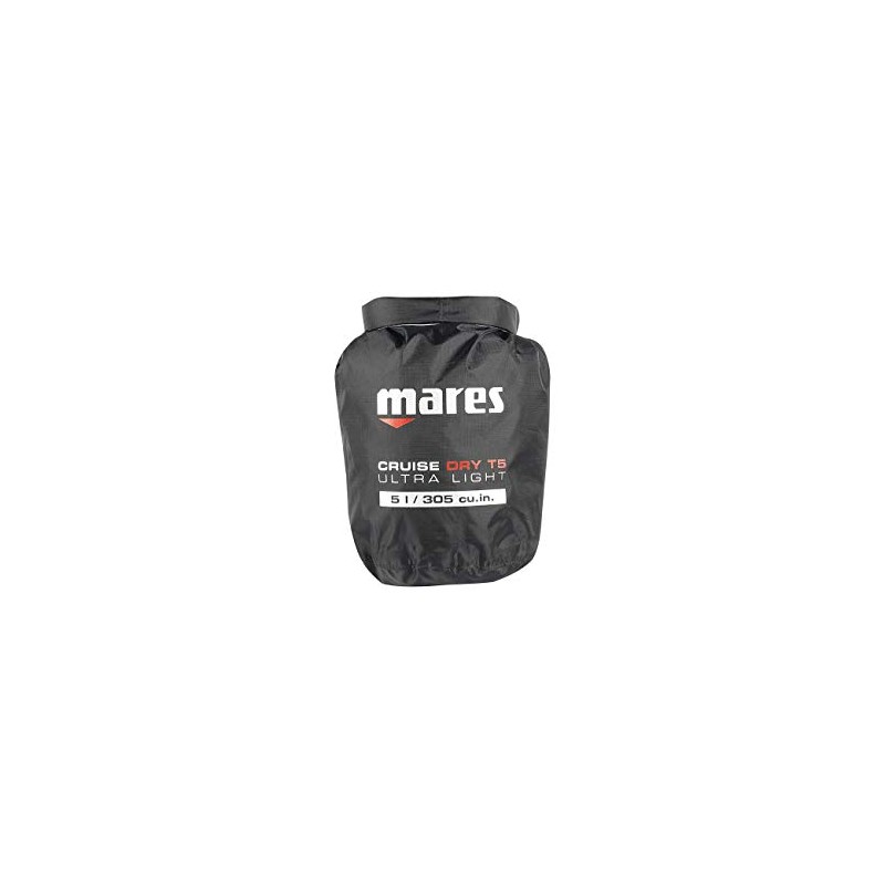Mares Unisex's Dry T-Light Bag Cruise, Black, 15 x 48