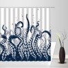 ZKJSMGS Octopus Tentacles Shower Curtain Nautical Kraken Tentacle Sea Ocean