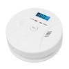 Monoxide Detector Easy Mounting Test Hush Button Dual Sensors Battery